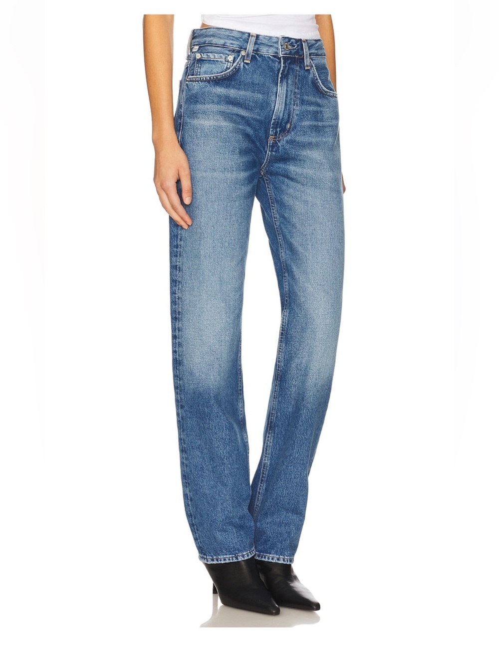 Citizens Of Humanity Straight Leg Zurie Jeans in Demi Wash